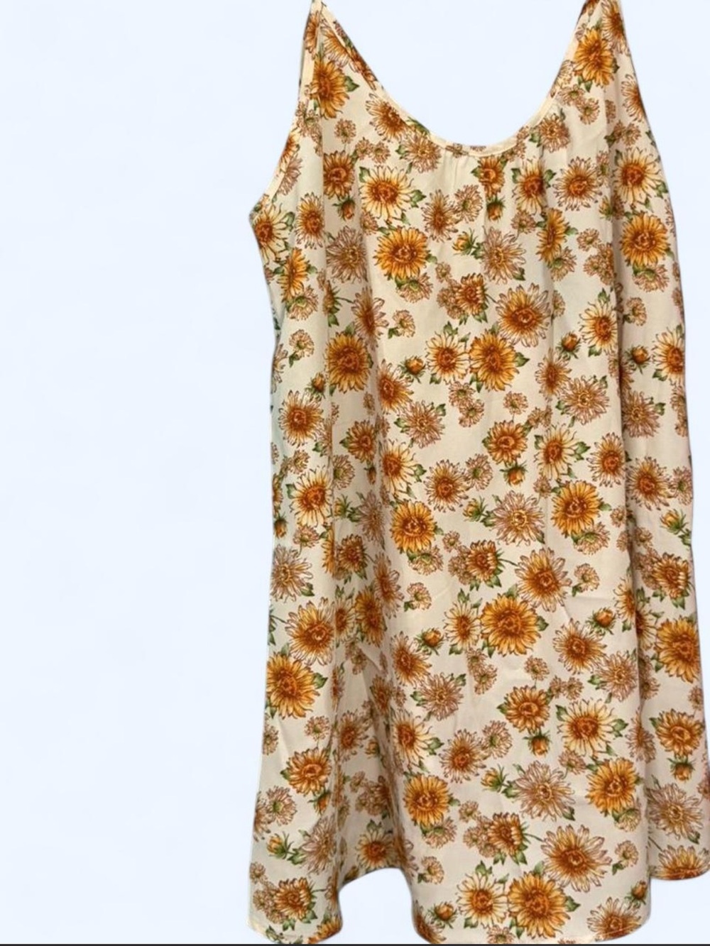 Forever 21 Floral Sunflower Print Dress